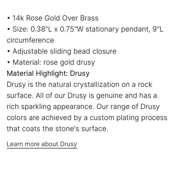 KENDRA SCOTT Elana Rose Gold Bracelet Drusy - Picture 3 of 3